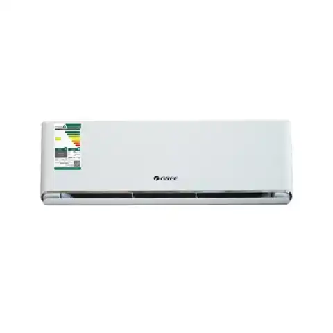 Gree AI Max 12300 BTU Split Air Conditioner, wall-mounted, white with energy efficiency label.