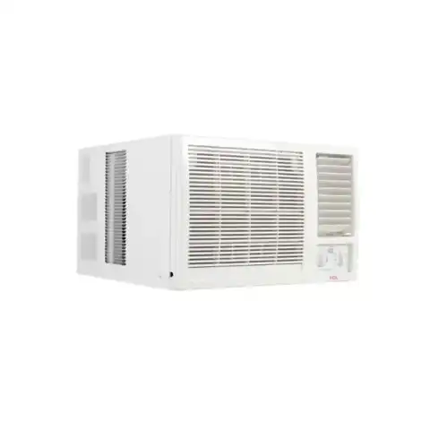 TCL 20000 BTU window air conditioner with rotary controls and front air vent.
