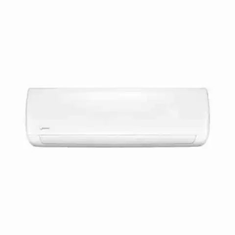 White wall-mounted split air conditioner unit, sleek design, suitable for cooling.