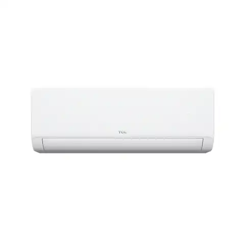 TCL Split Air Conditioner, white unit with digital display, model TAC-18CSU/ZIG, 18700 BTU capacity.